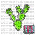 Lime Stone Prickly Pear CLIPART