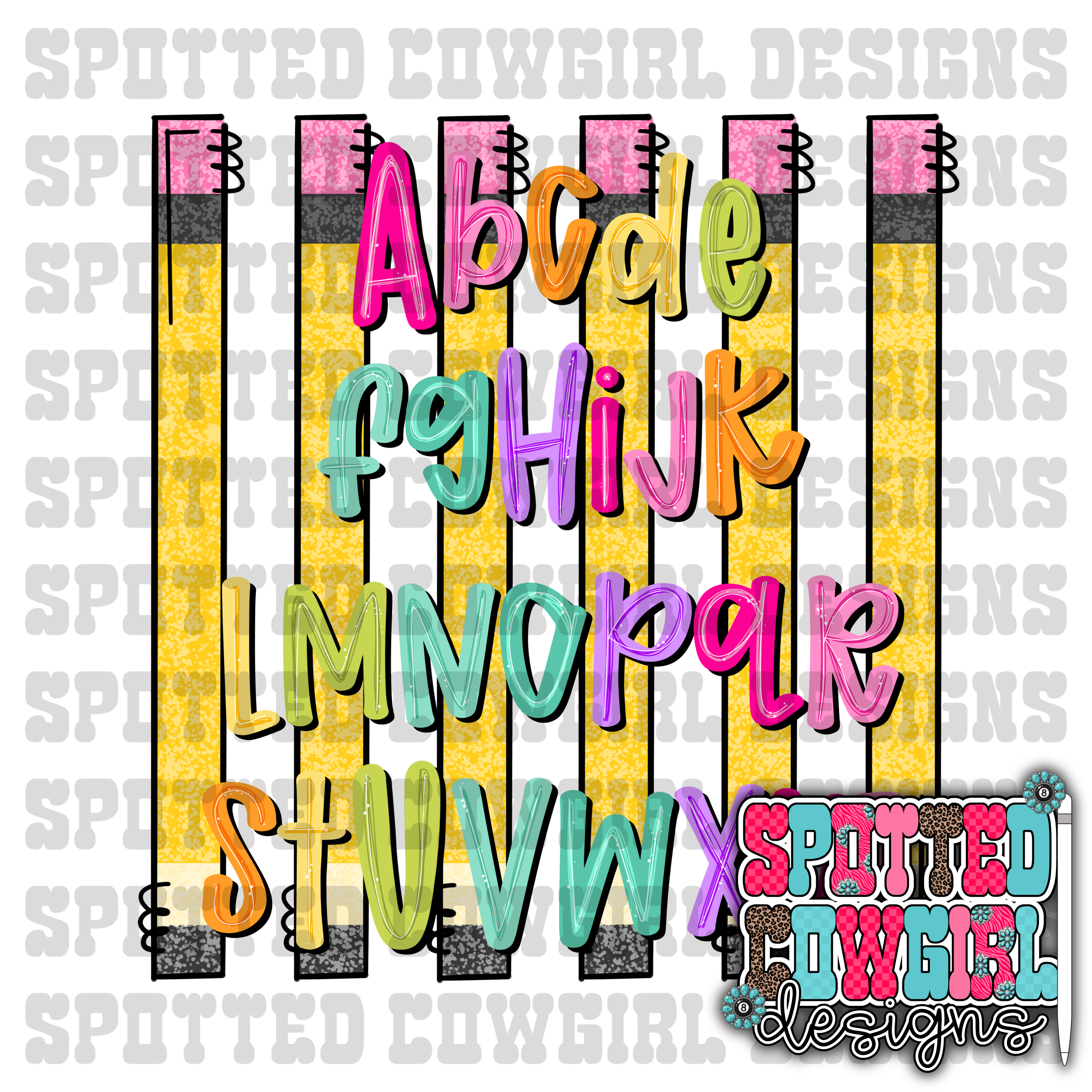 ABC GLITTER PNG